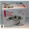 Image 1 : GOUEMET 4 QT POT & STRAINER SET