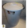 Image 1 : STERILITE 24QT UTILITY GARBAGE CAN WHITE