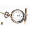 Image 2 : BRAND NEW BRONZE TONE POCKET WATCH WITH