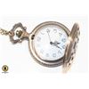 Image 2 : BRAND NEW BRONZE TONE POCKET WATCH WITH