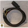 9' TRAILER ELECTRICAL CORD 7 WIRE FEMALE END