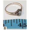 Image 1 : 925 STERLING SILVER AQUAMARINE RING