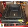 Image 1 : RUBBER TOTES: 20L X 2 AND 10L X 1. POWERFIST