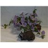 ARTIFICIAL FLOWER BASKET,BATTERY LAUGHING