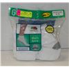 Image 1 : WHITE ANKLE SOCKS 12-16 SIZE 6-PACK