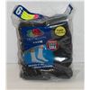 Image 1 : BLACK CREW SOCKS 12-16 SIZE PACK OF 6