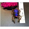 Image 1 : GOLD TONE SPIDER BROOCH FEATURING