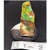 Image 1 : GREEN & YELLOW FIRE NATURAL AMMOLITE