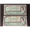 Image 1 : LOT OF 2 CANADIAN 1967 CENTENNIAL $1.00