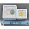Image 1 : #189- OPAL 4.55CT,ROSE QZ 12.10CT,AV 12.2 CT