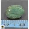 Image 1 : #83-GREEN EMERALD GEMSTONE 56.55CT