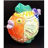 Image 1 : CLOWN FISH COOKIE JAR, STANDS APPROX 9"