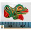 WILLIS PETERS FIRST NATION 1993 BROOCH