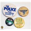 ROCK N ROLL CONCERT PINS