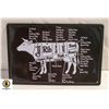 Image 1 : NEW METAL BEEF CUT LICENSE PLATE