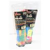 Image 1 : 2 PACKS OF 200 ASSORTED ZIP TIES
