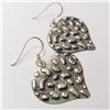 Image 2 : JP933-125 SILVER HEART DESIGNED EARRINGS