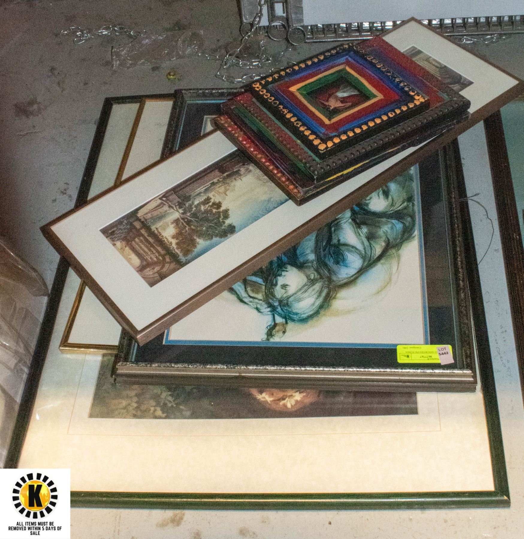8 FRAMED ASSORTED PICTURES