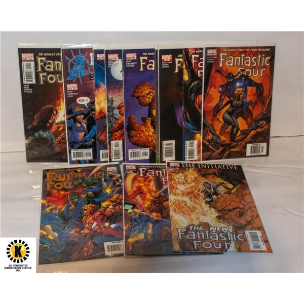 MARVEL FANTASTIC FOUR #515-544 COMIC LOT