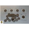 Image 1 : MIX OF KING GEORGE CANADIAN NICKELS FROM 1920 TO