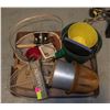 Image 1 : ESTATE PLANT POTS, GARDENING TOOLS &