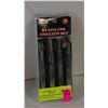 NEW SEALED 4 PIECE STAINLESS STEEL TWEEZER SET