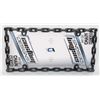 Image 1 : NEW BLACK CHAIN METAL LICENSE PLATE FRAME