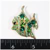 Image 1 : NEW RHINESTONE FISH BROOCH