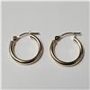 Image 1 : BZ1497-54 14K 0.68G HOOP  EARRINGS