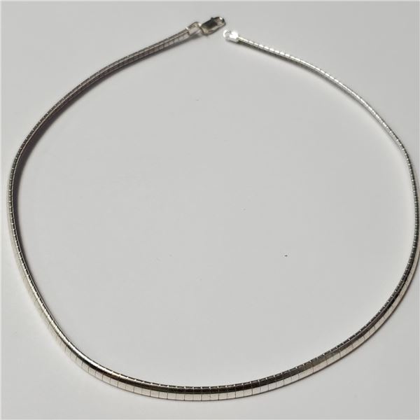 BZ1497-55 SILVER 18.5G 17  NECKLACE