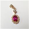 Image 1 : BZ1497-64 14K CZ 1.41G PENDANT
