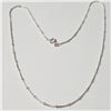 Image 1 : BZ1497-88 SILVER 4.5G 18" NECKLACE