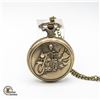 Image 1 : BRAND NEW BRONZE TONE POCKET WATCH WITH