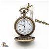 Image 2 : BRAND NEW BRONZE TONE POCKET WATCH WITH