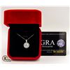 GRA CERTIFIED 3.0 CT CENTER VVS D