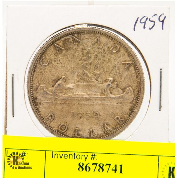 1959 CANADIAN SILVER DOLLAR