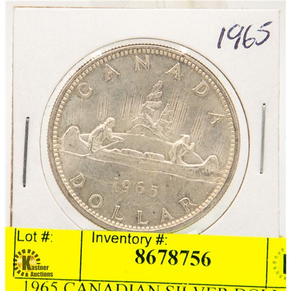 1965 CANADIAN SILVER DOLLAR