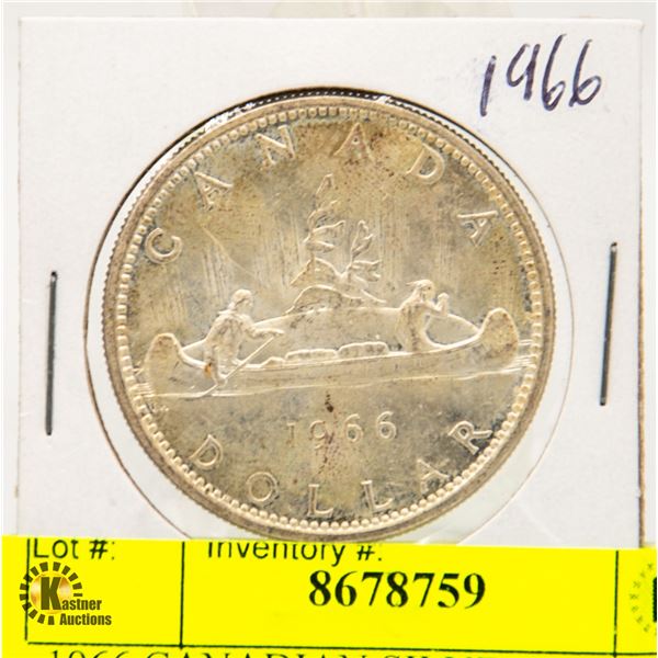 1966 CANADIAN SILVER DOLLAR
