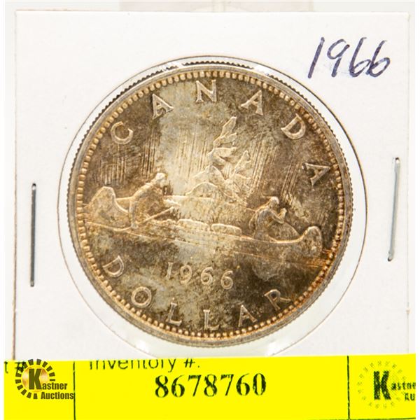 1966 CANADIAN SILVER DOLLAR