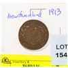 Image 1 : 1913 NEWFOUNDLAND BIG PENNY