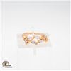 Image 1 : NEW ROSE GOLD PLATED CZ RING SIZE 6