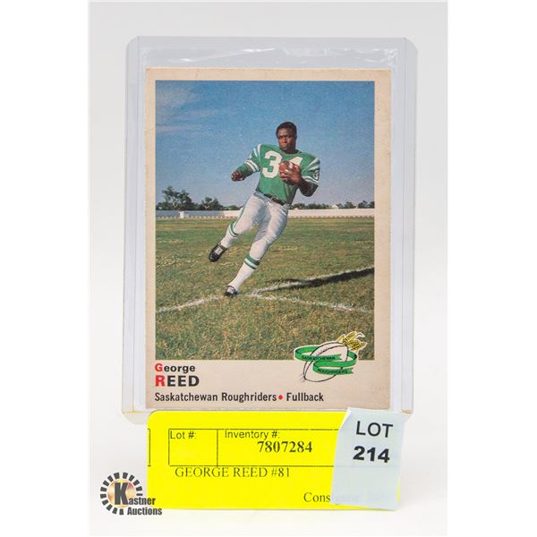 GEORGE REED #81