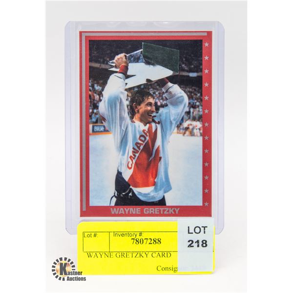 WAYNE GRETZKY CARD