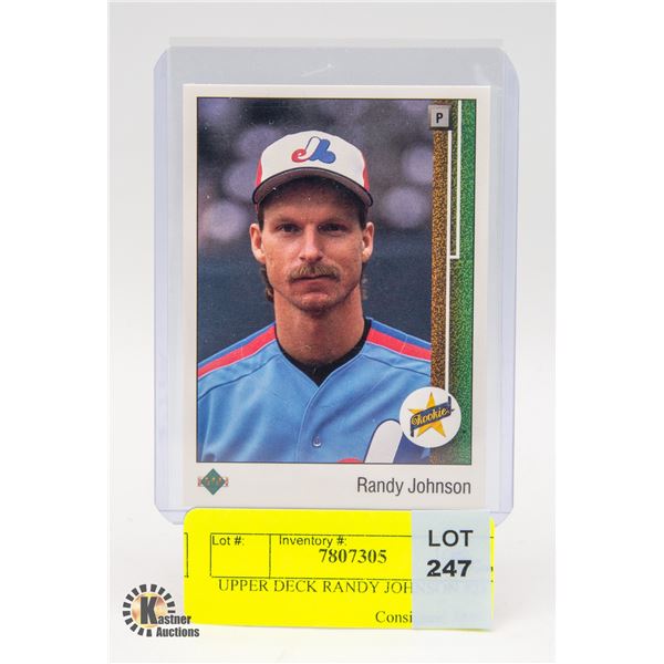 UPPER DECK RANDY JOHNSON #25