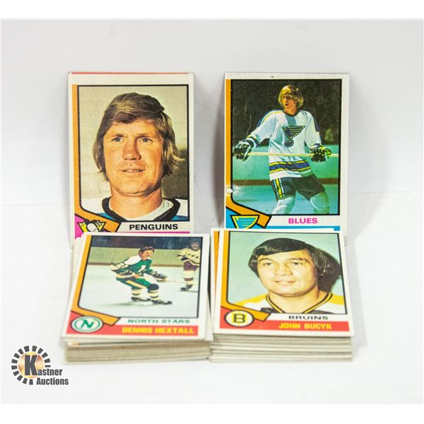 LOT OF 43 TOPPS 1974-75 CARDS