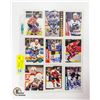 SHEET SIGNED NHL CARDS INCLUDES DAVID OLIVER