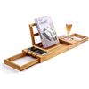 Image 1 : NEW UTOPLIKE BAMBOO BATHTUB EXTENDABLE TRAY