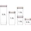 Image 2 : NEW BCOKI 5-PIECE AIRTIGHT FOOD STORAGE CONTAINER