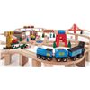 Image 3 : NEW MELISSA & DOUG RAILWAY SET, 132 PIECES