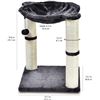 Image 2 : NEW AMZ BASICS CAT HAMMOCK TREE WITH SCRATCHING